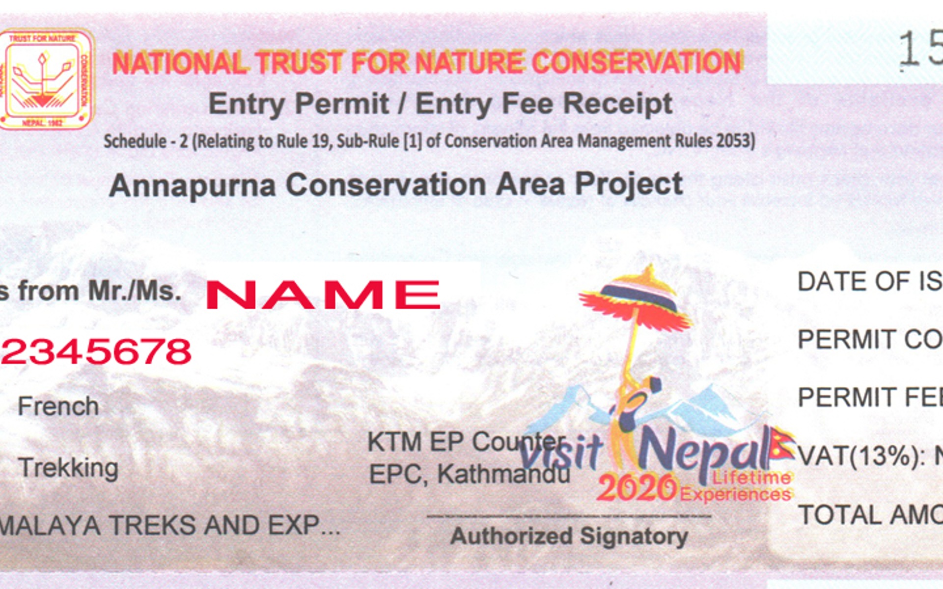 WHY TIMS CARD IS NECESSARY FOR TREKKING