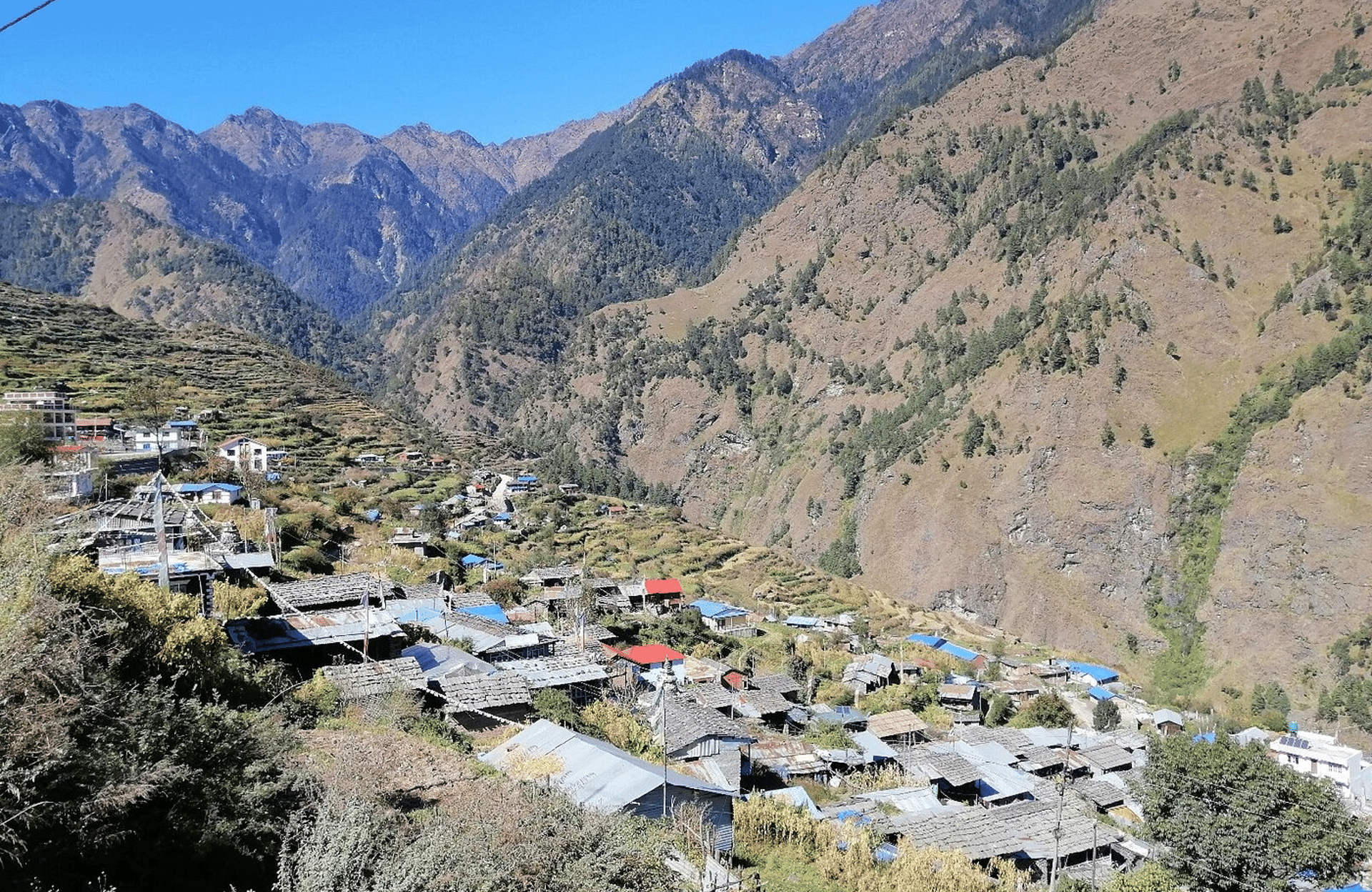 Tamang village in Tamang herritage