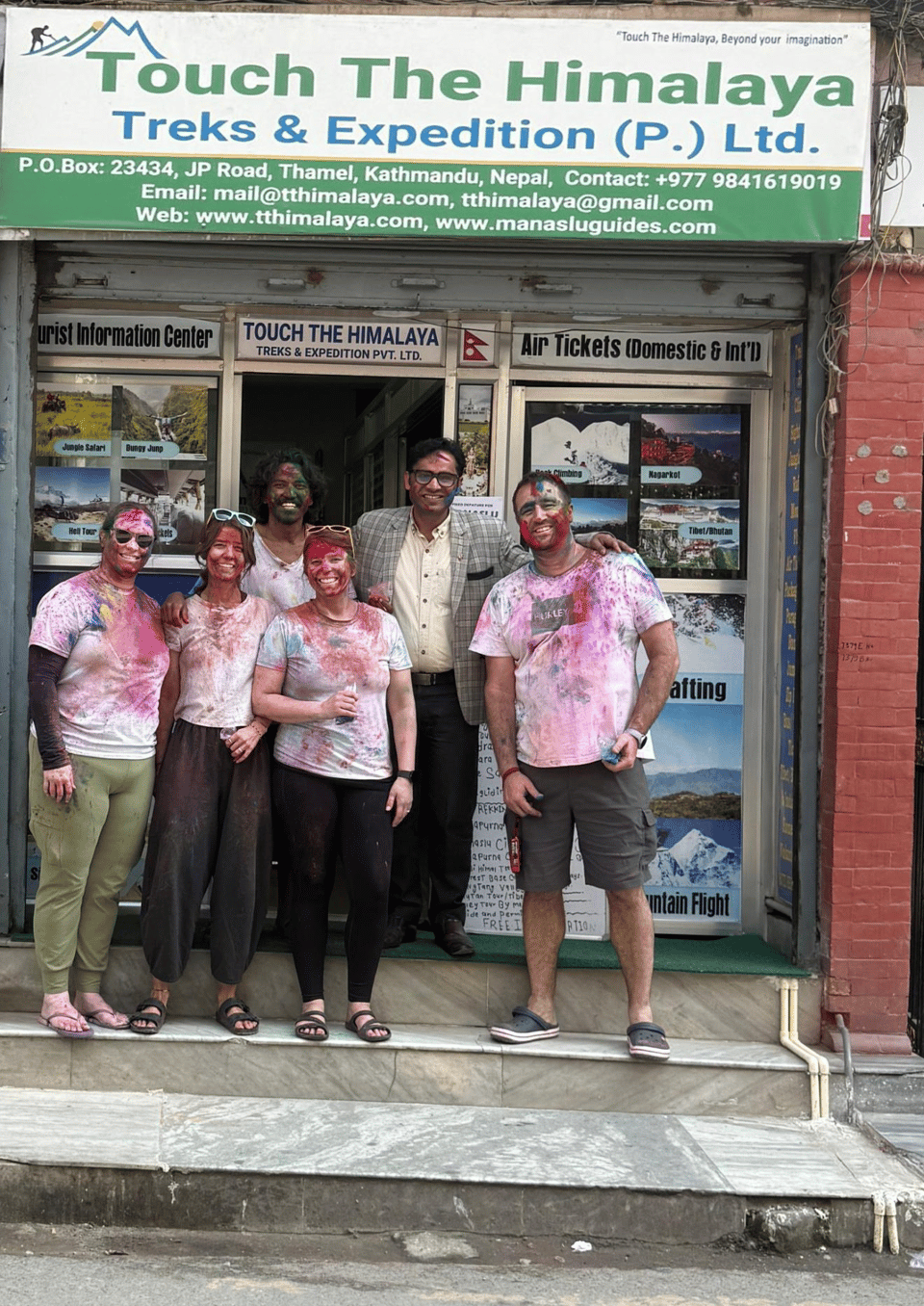 Holi Festival celebration in Nepal